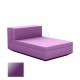 Meridienne Vela Sofa Central Plum laque Vondom