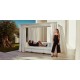 Tonnelle Baldaquin Aluminium Laque Blanc - Vondom