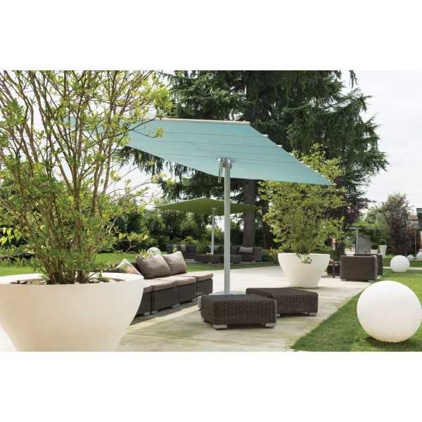 Flexy Twin Sun Shade System with Two Canopies and Gutter with zip (sold separately)