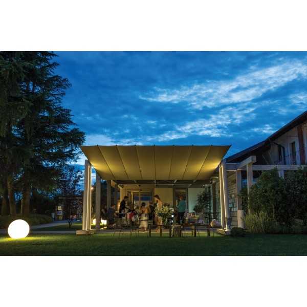 Flexy XL Shading System with LED Lights (sold separately) by night