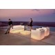  Outdoor Lounge Equipment Led Light with Coffee Table ULM by Vondom