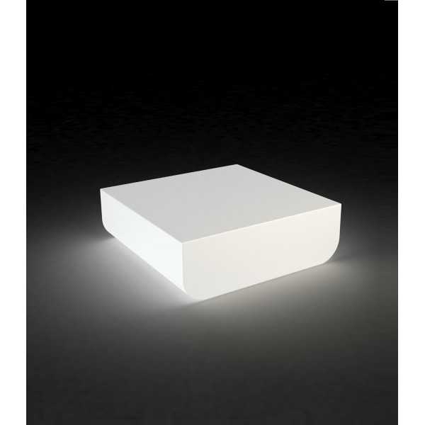 ULM Coffee Table Luz by Vondom in LED Multicolor Lighting Version