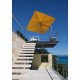 Doppio - Parasol Carré Double à Pied Central Fim
