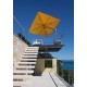 Ischia Grand Systeme de Protection Solaire Deporte avec Toile Rectangulaire Inclinable par Fim