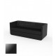 ULM Sofa Noir Laque Vondom