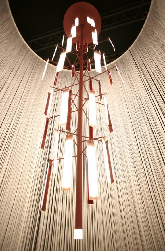 The Wish Tree Hanging Chandelier Inspired With Oled Panels The Wish Tree Hanging Chandelier With Advanced Technology Oled