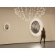 LUCKY EYE S and LUCKY EYE L Round Wall Lamps with Mirror and OLED Panels