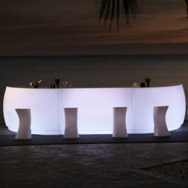 Fiesta 180 LED White Bar Light Module by Vondom for Restaurant, Bar, Hotel, Night Clubs