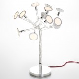 BONSAI Tree-Shaped Table Lamp with Blown Glass Structure and OLED Lights