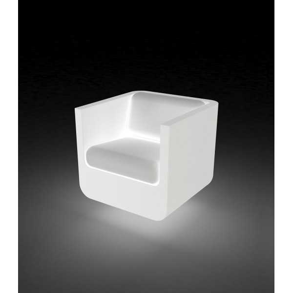 ULM Armchair with White LED and Matt Finish Vondom