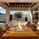 Focus 60 Outdoor Gas Firepit System with Visible Flame