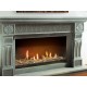 Insert Focus 130 Gas Fireplace for Indoor use. Log set sold separately 