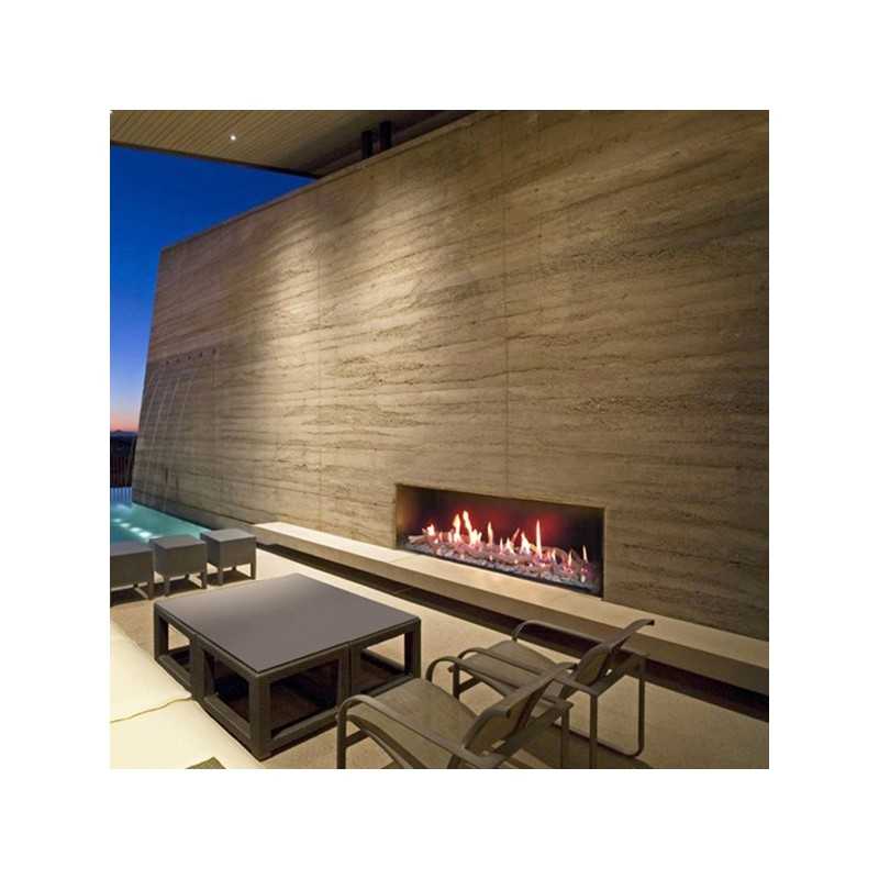 Focus 130 Ribbon Outdoor Gas Fireplace 130cm