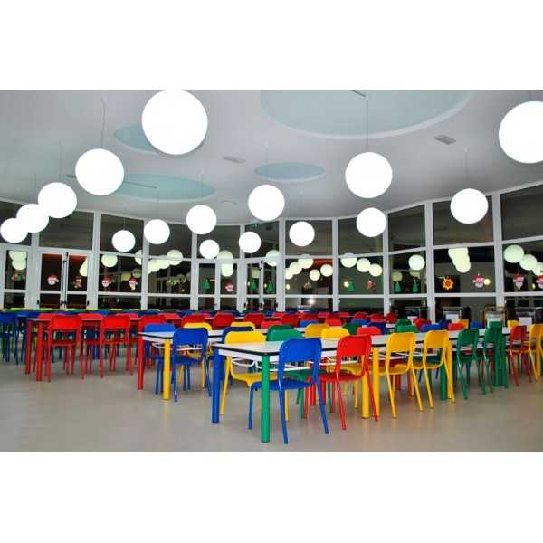 Creation Agencement avec Luminaires Spheres Suspensions GLOBO