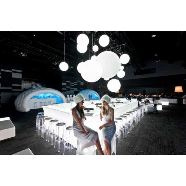 GLOBO 70 Ball Pendant Light with other GLOBO sizes for a Professional Event