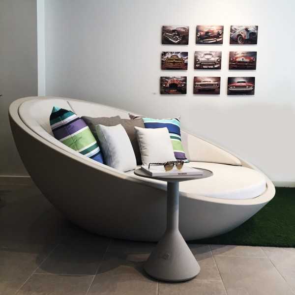  ULM Daybed Vondom Polyethylene Matt Indoor