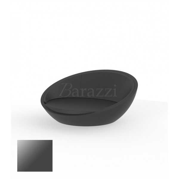 ULM Daybed Round Anthracite Polyethylene Lacquered Vondom