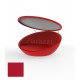 ULM Daybed avec Parasol Rond Rouge Polyethylene Mat Vondom 