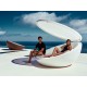 ULM Daybed Outdoor Deckchair White and Bronze Vondom