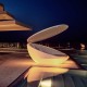 ULM Daybed Parasol - Lit de Jardin Blanc Lumineux avec Ombrelle - Vondom