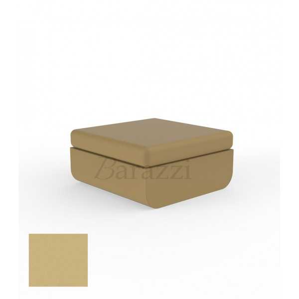 ULM Pouf Beige Polyethylene Matt Vondom