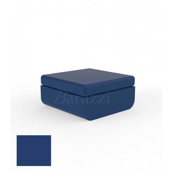 ULM Pouf Navy Polyethylene Matt Vondom