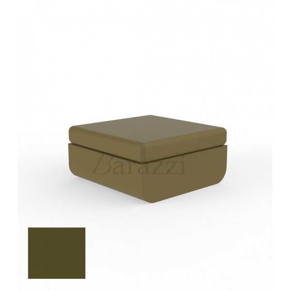 ULM Pouf Khaki Polyethylene Matt Vondom