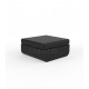 ULM Pouf Black Polyethylene Matt Vondom