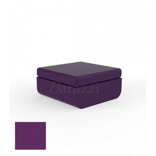 ULM Pouf Plum Polyethylene Matt Vondom