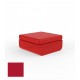  ULM Pouf Red Polyethylene Matt Vondom