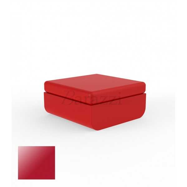 ULM Pouf Rouge Laque Vondom 