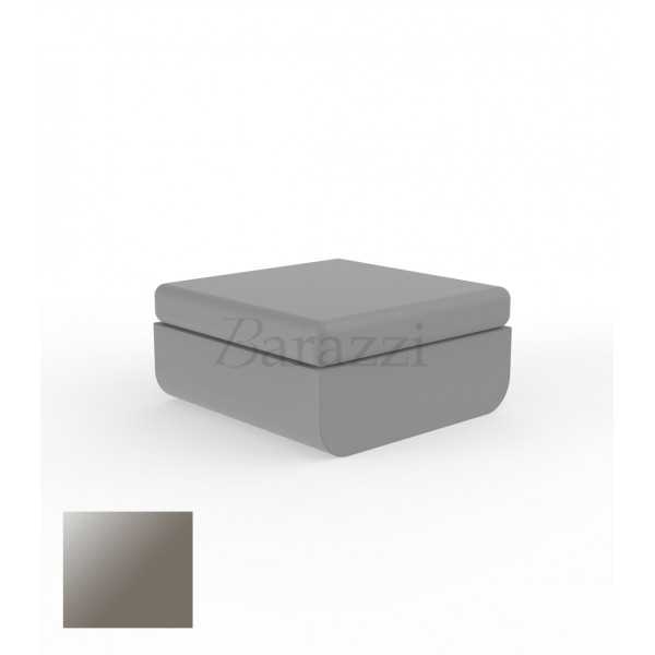  ULM Pouf Taupe Lacquered Vondom