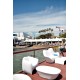 Fauteuil et Table Basse Blow de Vondom au Majestic Barriere Cannes