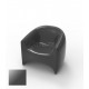 BLOW Anthracite Armchair Lacquered Vondom