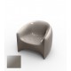 BLOW Fauteuil Taupe Laque Vondom