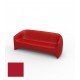 BLOW Sofa Red Matt Polyethylene Vondom