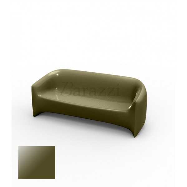 BLOW Sofa Khaki Lacquered Polyethylene Vondom