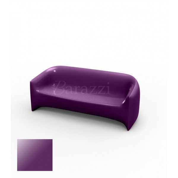 BLOW Sofa Plum Lacquered Polyethylene Vondom