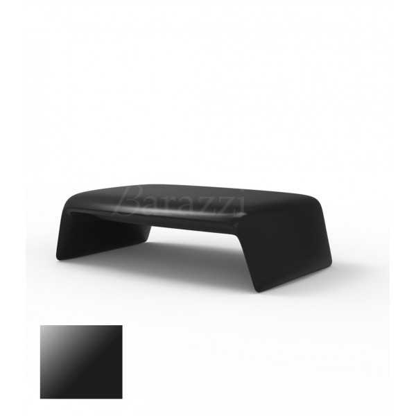 BLOW Coffee Table Black Lacquered Polyethylene Vondom