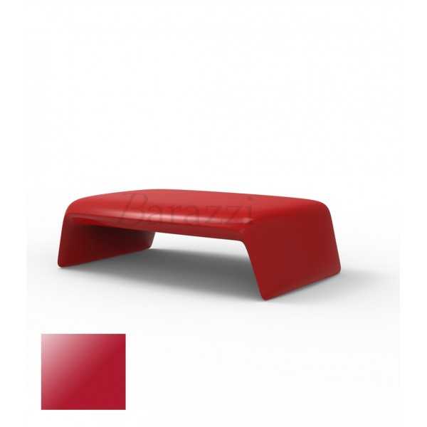 BLOW Table Basse Rouge Polyethylene Laque Vondom