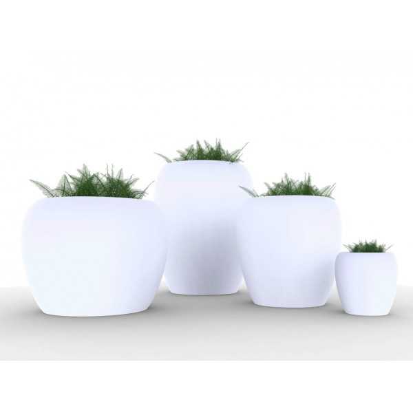 Jardinière Lumière Blanche Extérieure en Polyéthylène BLOW Pot 40