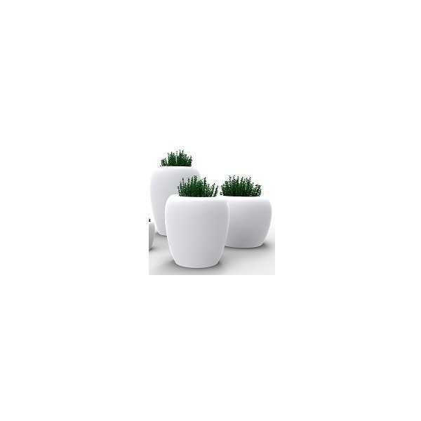 Pot de fleur STONES - H. 1,20 m / Blanc / Vondom