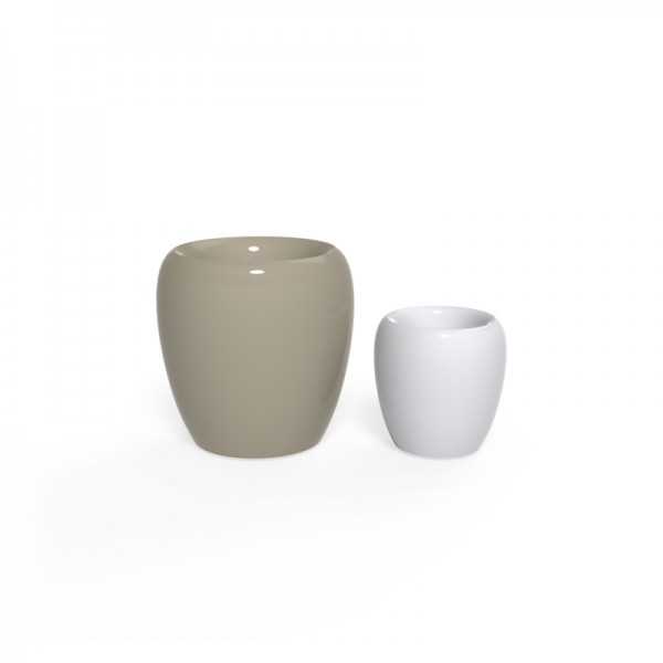 Jardinière Lumière Blanche Extérieure en Polyéthylène BLOW Pot 40