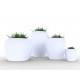 Ensemble des Pots Blow 40 80 75 et 120 par Vondom