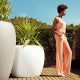 BLOW Pot 75 Lacquered - Giant Outdoor Polyethylene Planter with Lacquered Finish