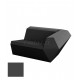  FAZ Sofa Left Anthracite Matt Polyethylene Vondom