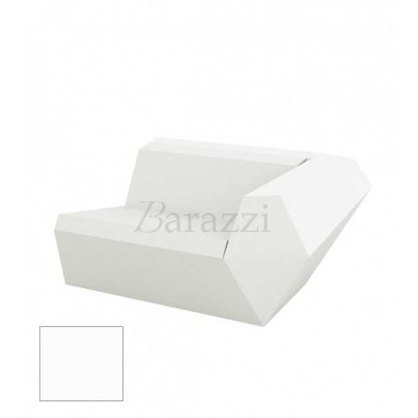 FAZ Sofa Gauche Ice Polyethylene Mat Vondom