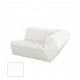 FAZ Sofa Gauche Ice Polyethylene Mat Vondom