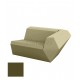  FAZ Sofa Left Khaki Matt Polyethylene Vondom