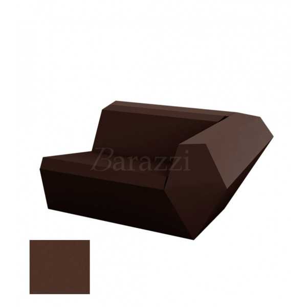  FAZ Sofa Left Bronze Matt Polyethylene Vondom